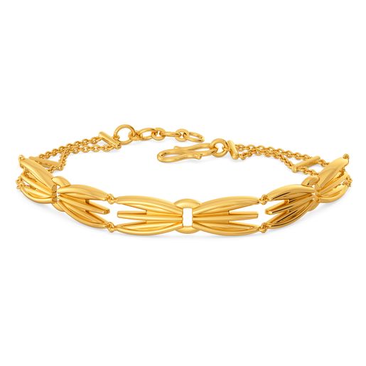 Edgy Messy Gold Bracelets
