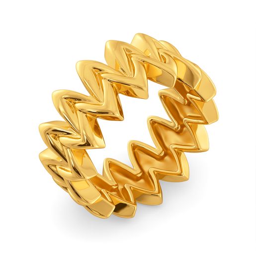Hip as Nirvana Gold Rings