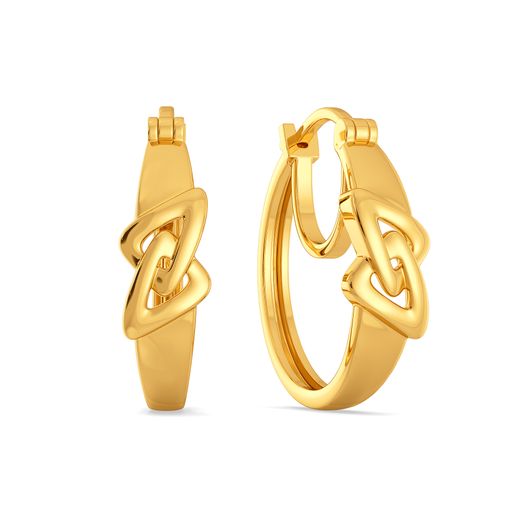 Hip as Nirvana Gold Earrings