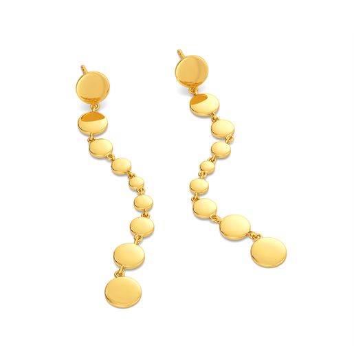 Groove Like Cher Gold Earrings