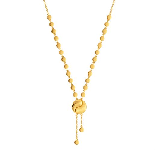 Guilded in Glitter Gold Necklaces