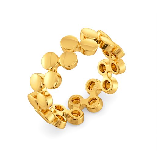 Lustre Liz Taylor Gold Rings