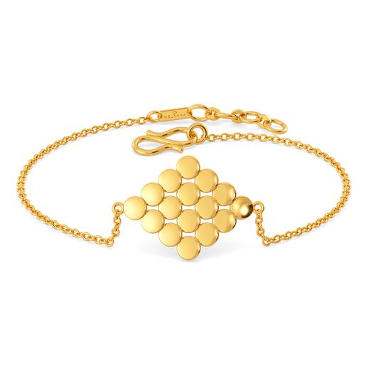 Manhattan Glitz Gold Bracelets