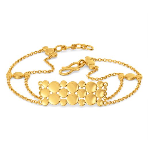 Sway with Sequins Gold Bracelets