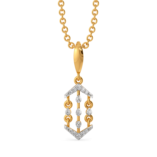 Shimmer Swing Diamond Pendants