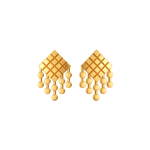 Glisten Flow Gold Earrings