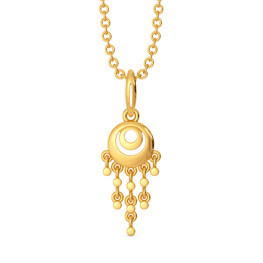 Dazzle Drift Gold Pendants
