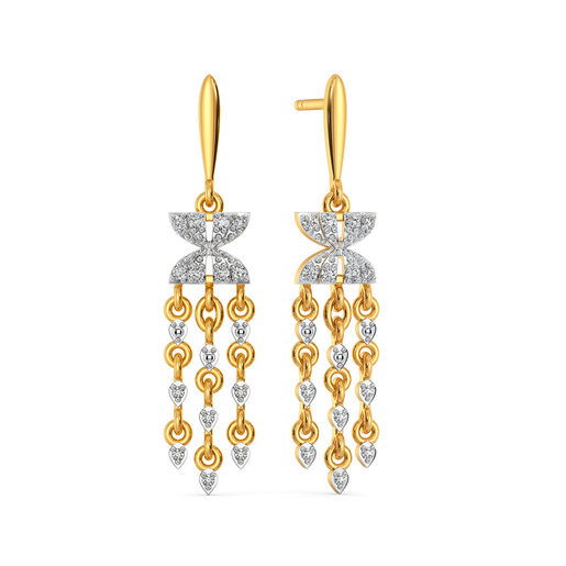 Flow Motion Diamond Earrings