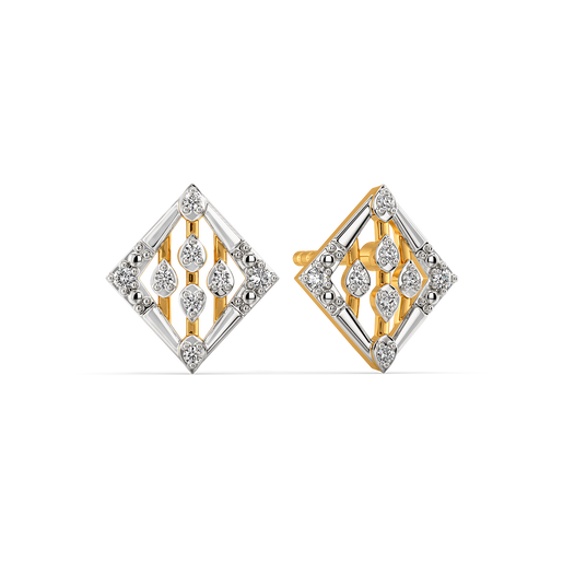 Glistening Diamond Earrings