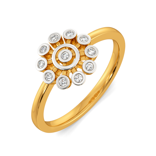 Glimmering Diamond Rings