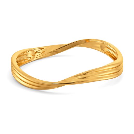 Dreamy Drapes Gold Bangles