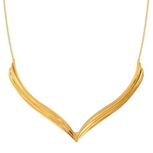 Flowy Goddess Gold Necklaces