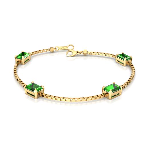 Green Pine Gemstone Bracelets