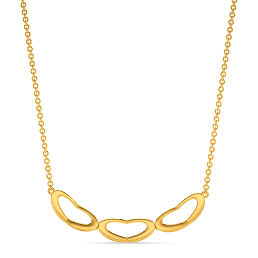 Grunge Resurgence Gold Necklaces