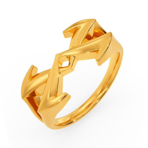 Love Buzz Gold Rings