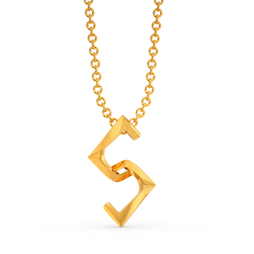 Punk Plaids Gold Pendants
