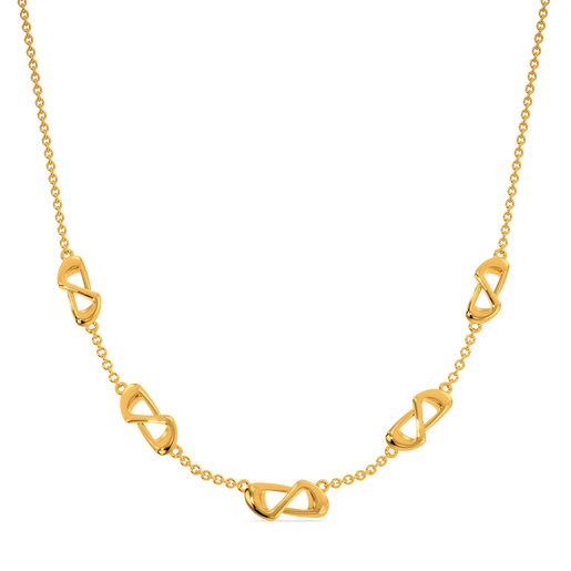 Teen Rebellion Gold Necklaces