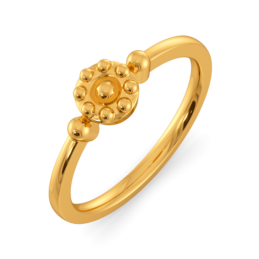 Glitter Glow Gold Rings