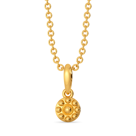 Glitter Glow Gold Pendants