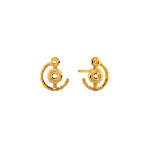 Glitter Glow Gold Earrings