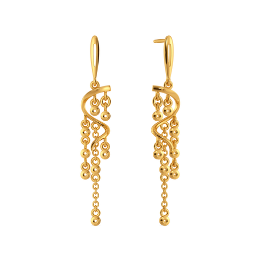 Glitter Babe Gold Earrings