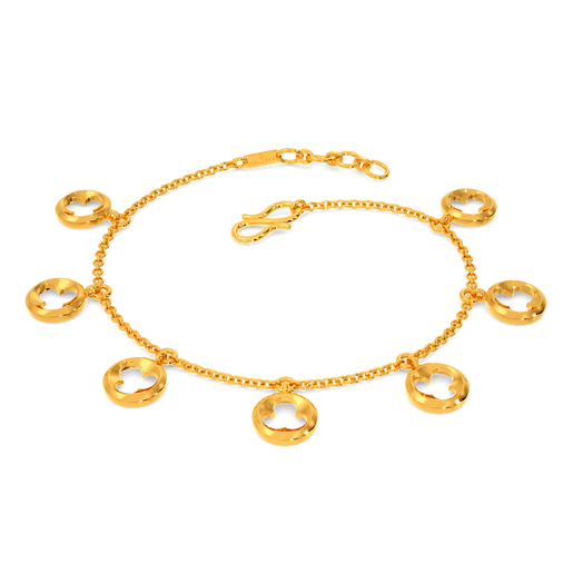 Noir Rebellion Gold Bracelets