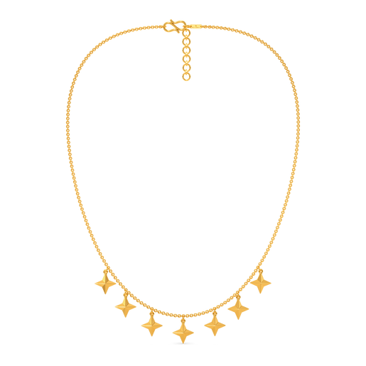 Midnight Enigma Gold Necklaces