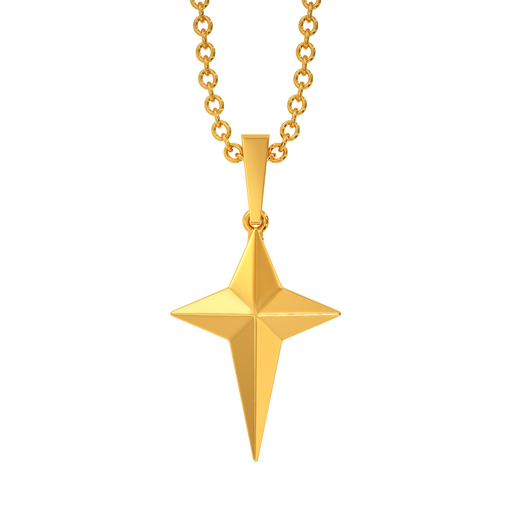 Midnight Enigma Gold Pendants