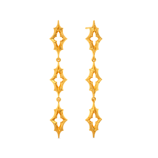 Mysteria Gold Earrings
