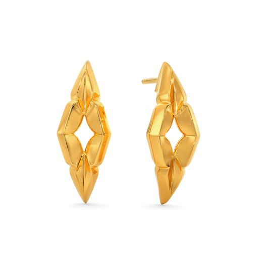 Mysteria Gold Earrings