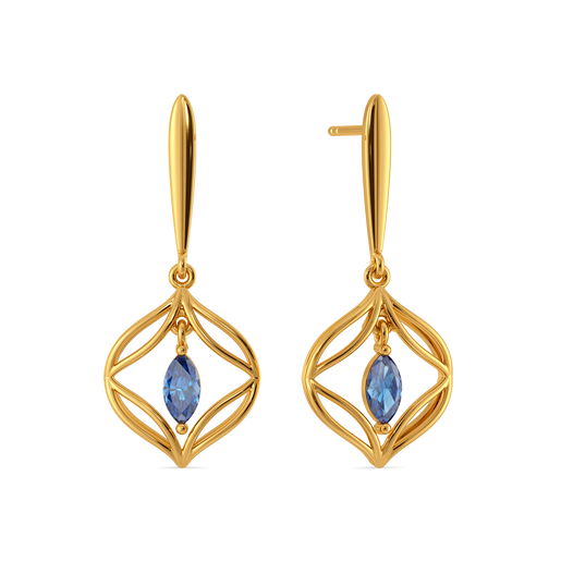 Sky Halo Gemstone Earrings