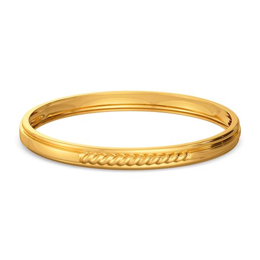 Boho Twists Gold Bangles