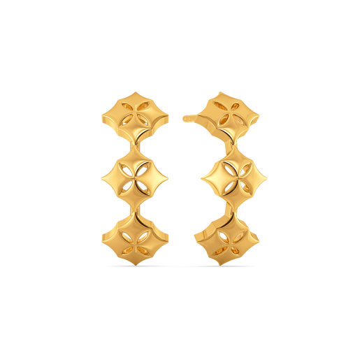 Starlight Harmony Gold Earrings