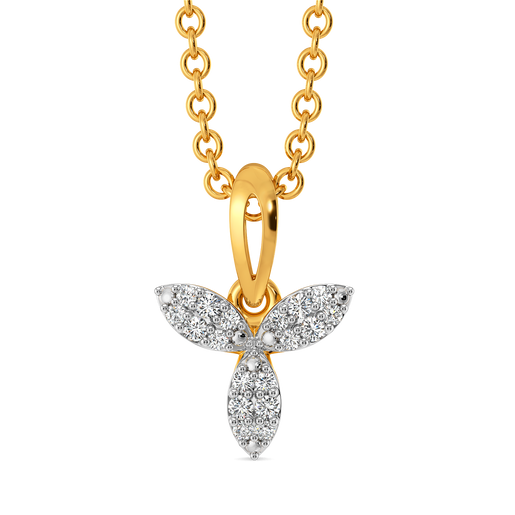 Bloom Drop Diamond Pendants