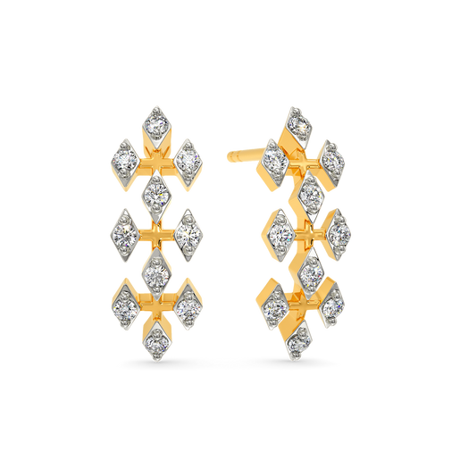Mesh Majesty Diamond Earrings