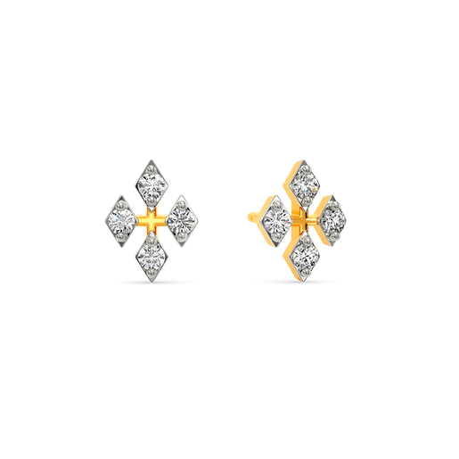 Mesh Majesty Diamond Earrings
