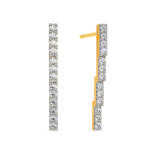 Chain n Chic Diamond Earrings