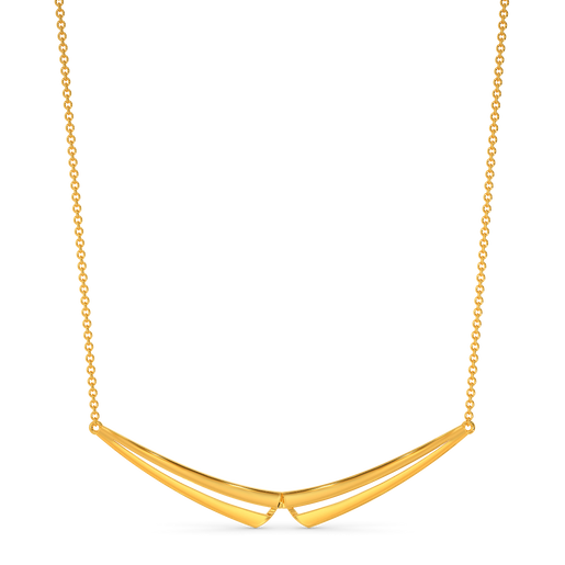Binge on Beige Gold Necklaces