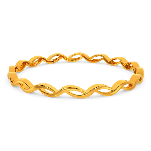 Binge on Beige Gold Bangles