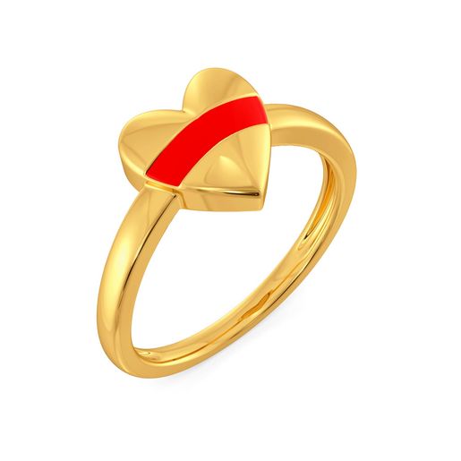 The Golden Glow Gold Rings