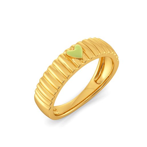 Love Buds Gold Rings