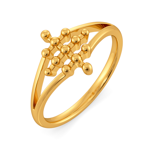 Golden Hour Feeling Gold Rings