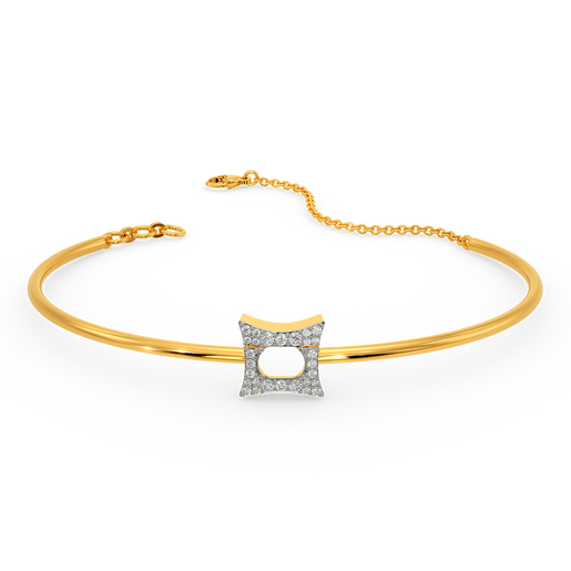 Chainsual Diamond Bangles