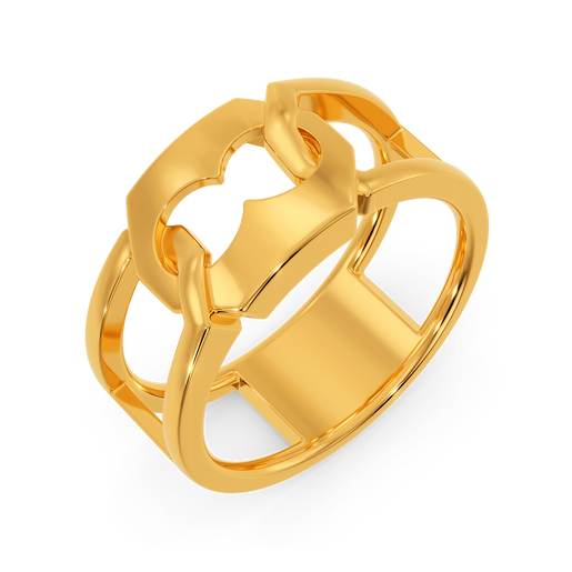 Shades Of Elegance Gold Rings