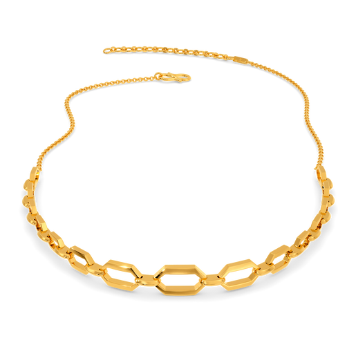 Chains In Hexa Gold Necklaces