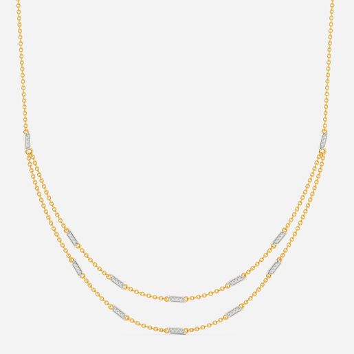 Yearning for Yarns Diamond Necklaces