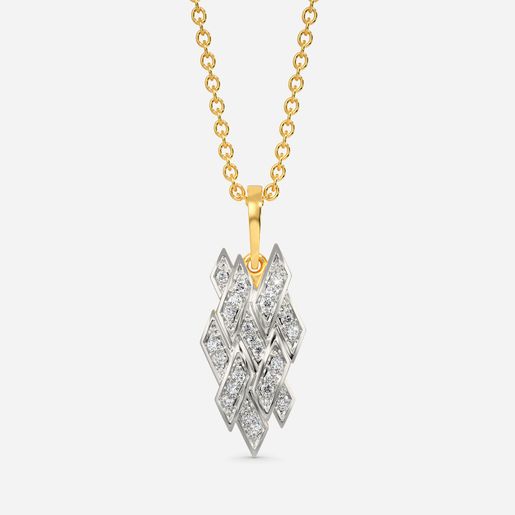 Yearning for Yarns Diamond Pendants