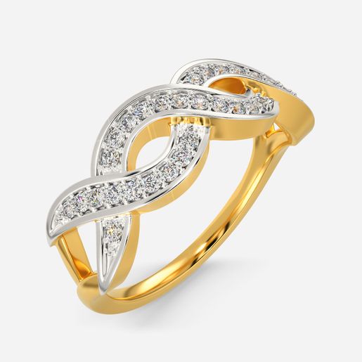 Knit Me Knot Diamond Rings