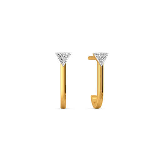 Vivid Vertex Diamond Earrings