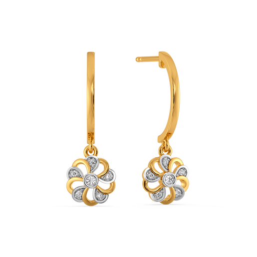 Floral Flicker Diamond Earrings